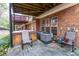 Outdoor patio area features a hot tub and seating at 2471 Bridlewood Se Dr # 8, Atlanta, GA 30339