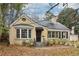 Charming, one-story brick home with bay window, chimney, black shutters and an inviting front entrance at 1815 Monroe Ne Dr, Atlanta, GA 30324