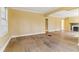 Spacious living room with hardwood floors and fireplace, perfect for entertaining or relaxing at 1815 Monroe Ne Dr, Atlanta, GA 30324