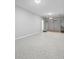 Spacious garage featuring a durable epoxy flooring at 3175 Tackett Rd, Douglasville, GA 30135