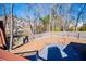 View of the fenced backyard from the deck at 2003 Hubbard Ct, Villa Rica, GA 30180