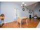Dining area featuring French doors leading to the outside and hardwood flooring at 2003 Hubbard Ct, Villa Rica, GA 30180
