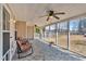 Relaxing sunroom overlooking the large, private backyard at 1020 Adie Cv, Mcdonough, GA 30253