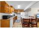Well-equipped kitchen with an island, modern appliances, and plenty of storage for a practical cooking experience at 147 Windy Hill Sw Rd, Marietta, GA 30060