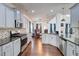 Modern kitchen with stainless steel appliances and granite countertops, ideal for cooking at 4450 Heatherwood Sw Dr, Atlanta, GA 30331