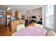Bright eat-in kitchen area with stainless steel appliances and ample counter space at 3405 Lake Valley Way, Douglasville, GA 30135