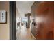 Inviting apartment entryway with wood floors and a view to the open concept living space at 361 17Th Nw St # 807, Atlanta, GA 30363