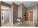 Spacious entryway with modern sliding door and access to bathroom and living area at 361 17Th Nw St # 807, Atlanta, GA 30363