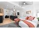 Bright living space featuring modern furnishings, a kitchen island, and an open design for easy living at 567 Ponce De Leon Ne Ave # 510, Atlanta, GA 30308
