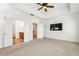 Large main bedroom featuring trey ceiling and access to the main bathroom at 2428 Crescent Park Ct, Atlanta, GA 30339