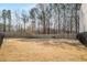 Fenced-in backyard with a view of the surrounding trees at 685 Stickley Oak Way, Woodstock, GA 30189