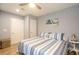 Comfortable bedroom with nautical decor, two closets, and great natural light at 1205 Trey Ct, Marietta, GA 30064