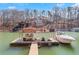 This property includes a private boat dock with boats ready for aquatic adventures at 2345 Pilgrim Mill Cir, Cumming, GA 30041