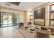 A modern lobby boasts a large window, stylish seating, and elegant decor at 2828 Peachtree Nw Rd # 903, Atlanta, GA 30305