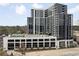 Modern condo exterior showcasing sleek design and architecture, complemented by beautifully landscaped surroundings at 2425 Peachtree Ne Rd # 1604, Atlanta, GA 30305