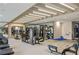 A well-equipped gym with various machines and weights offers a convenient workout space at 2425 Peachtree Ne Rd # 1604, Atlanta, GA 30305
