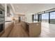 Contemporary kitchen with sleek cabinets, stainless steel appliances, and an open layout at 2425 Peachtree Ne Rd # 1604, Atlanta, GA 30305