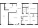 Detailed floor plan showcasing layout of the home including living room, kitchen, bedrooms, bathrooms, and garage at 4673 Hairston Crossing Way, Stone Mountain, GA 30083