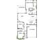 An open-concept floor plan showcasing the layout of a modern home design at 2040 Ripple Park Bnd, Canton, GA 30114