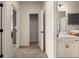 Hallway view with access to a bathroom and a closet at 208 Bastian Dr # 108, Villa Rica, GA 30180