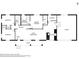 Floor plan layout showing the bedrooms, bathrooms, kitchen and garage of the house at 2283 Noahs Ark Rd, Jonesboro, GA 30236