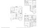 Detailed floor plan showcasing the layout of the home including the basement, first, and second floors at 4740 Arbor Meadows Dr, Cumming, GA 30040