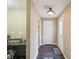 Hallway featuring office space and an exit door at 4740 Arbor Meadows Dr, Cumming, GA 30040