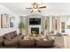 Cozy living room with modern decor, fireplace, and ample seating at 4758 Sultana Way, Atlanta, GA 30331