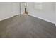 Carpeted bedroom with two closets at 2548 Loghaven Nw Dr, Atlanta, GA 30318