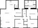 Detailed floor plan featuring kitchen, living spaces, bedrooms, and baths layout at 2548 Loghaven Nw Dr, Atlanta, GA 30318