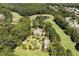A sprawling estate situated on a golf course, with lush landscaping and mature trees at 8480 St Marlo Fairway, Duluth, GA 30097