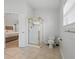 Neutral bathroom featuring a shower and a toilet at 2304 Stancrest Ln, Lawrenceville, GA 30044