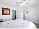 Bedroom featuring a bed and multiple doorways at 2304 Stancrest Ln, Lawrenceville, GA 30044