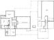 Upstairs floor plan featuring bedrooms, baths, a two-story great room, and unfinished storage space at 6206 Cedarcrest Nw Rd, Acworth, GA 30101