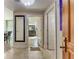 Inviting entryway featuring light-colored marble floors and a view of the dining area at 700 Park Regency Ne Pl # 603, Atlanta, GA 30326