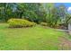 Spacious backyard adorned with vibrant green lawn and manicured bushes creating a serene outdoor retreat at 2478 Graywall St, Atlanta, GA 30344