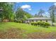 Spacious backyard with mature trees and well-manicured landscaping is perfect for outdoor activities and relaxation at 2478 Graywall St, East Point, GA 30344
