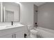 Elegant bathroom with a neutral color palette and a bathtub with shower at , Dunwoody, GA 30338