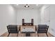 Bright living room with hardwood floors, recessed lighting, and home entertainment system at , Dunwoody, GA 30338