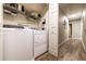 Convenient laundry area with modern washer and dryer at 2075 Crabapple Parc Way, Roswell, GA 30076