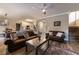 Open floor plan showcasing living room, dining area, kitchen, and staircase at 2075 Crabapple Parc Way, Roswell, GA 30076