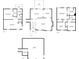 A collection of floorplans that showcase each level of the home from basement to third floor at 239 Taylors Farm Dr, Canton, GA 30115