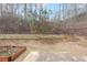 Backyard with tiered retaining wall, grassy area, and planter box at 349 Azalea Chase Dr, Suwanee, GA 30024