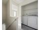 Convenient laundry room with washer and dryer hookups and shelving at 858 Heritage Valley Rd, Norcross, GA 30093