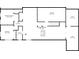 Basement floor plan featuring recreation room, storage, primary bedroom, additional bedroom, and bath at 4755 Huntley Dr, Atlanta, GA 30342