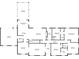 Detailed floor plan illustrating the layout of a house, including room dimensions at 4755 Huntley Dr, Atlanta, GA 30342