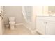 Bathroom featuring a shower-tub combo and vanity at 223 Villa Park Cir, Stone Mountain, GA 30087