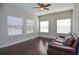 Living room with hardwood floors and natural light at 223 Villa Park Cir, Stone Mountain, GA 30087