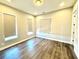 Bright bedroom featuring hardwood floors and recessed lighting at 827 Winslow Nw Way, Atlanta, GA 30318