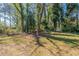 This beautiful backyard is large and tree filled at 3761 Turner Heights Dr, Decatur, GA 30032